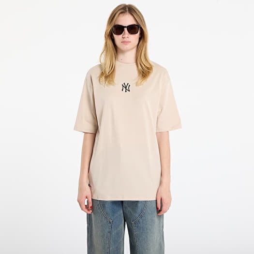 T-Shirt New Era MLB Nos Le Midi Os Tee New York Yankees UNISEX Stone