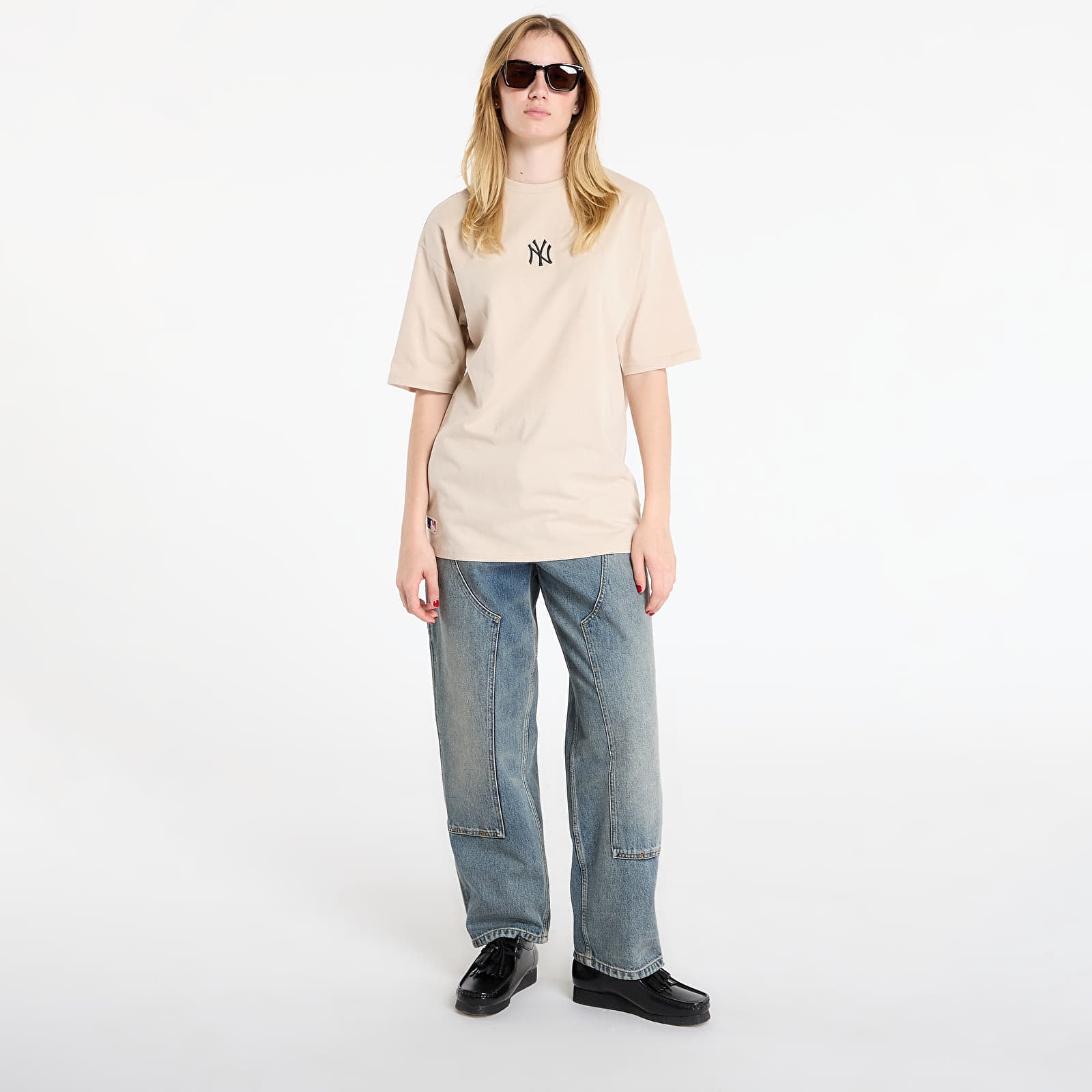 Vīriešu T-krekli New Era MLB Nos Le Midi Os Tee New York Yankees UNISEX Stone