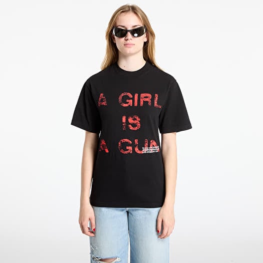 T-shirt PLEASURES x FOOTSHOP EXCLUSIVE - G.I.A.G. T-Shirt Black