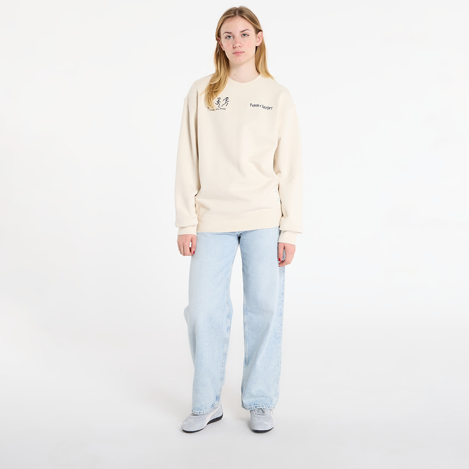 Hettegensere og sweatshirts Puma x Saysky UNISEX Crew Sweatshirt Alpine Snow