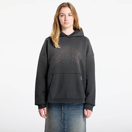 Mikina REPRESENT Embellished Hoodie UNISEX Stained Black