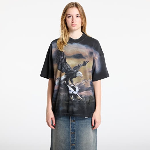 T-shirt REPRESENT Chrome Flight T-Shirt UNISEX Stained Black