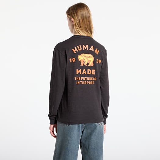 トップス HUMAN MADE Thermal L/S T-Shirt Black GRAPHIC L/S T-SHIRT – HUMAN MADE Inc.