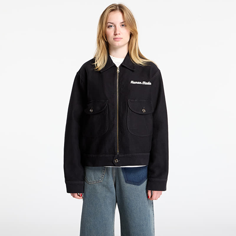 HUMAN MADE Zip-Up Work Jacket UNISEX Black