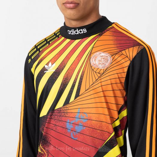 T shirts adidas Na Kel Jersey Tee Black Yellow Bright Orange