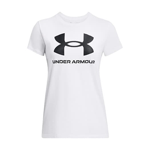 T-skjorte Under Armour W Sportstyle Logo SS T-Shirt White