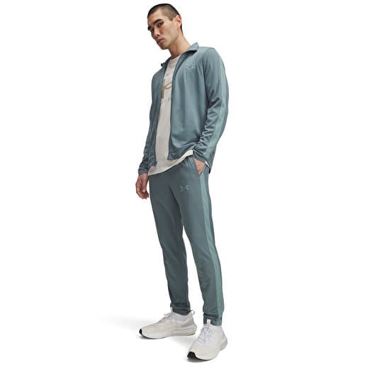 Jakke Under Armour Rival Knit Track Suit Blue