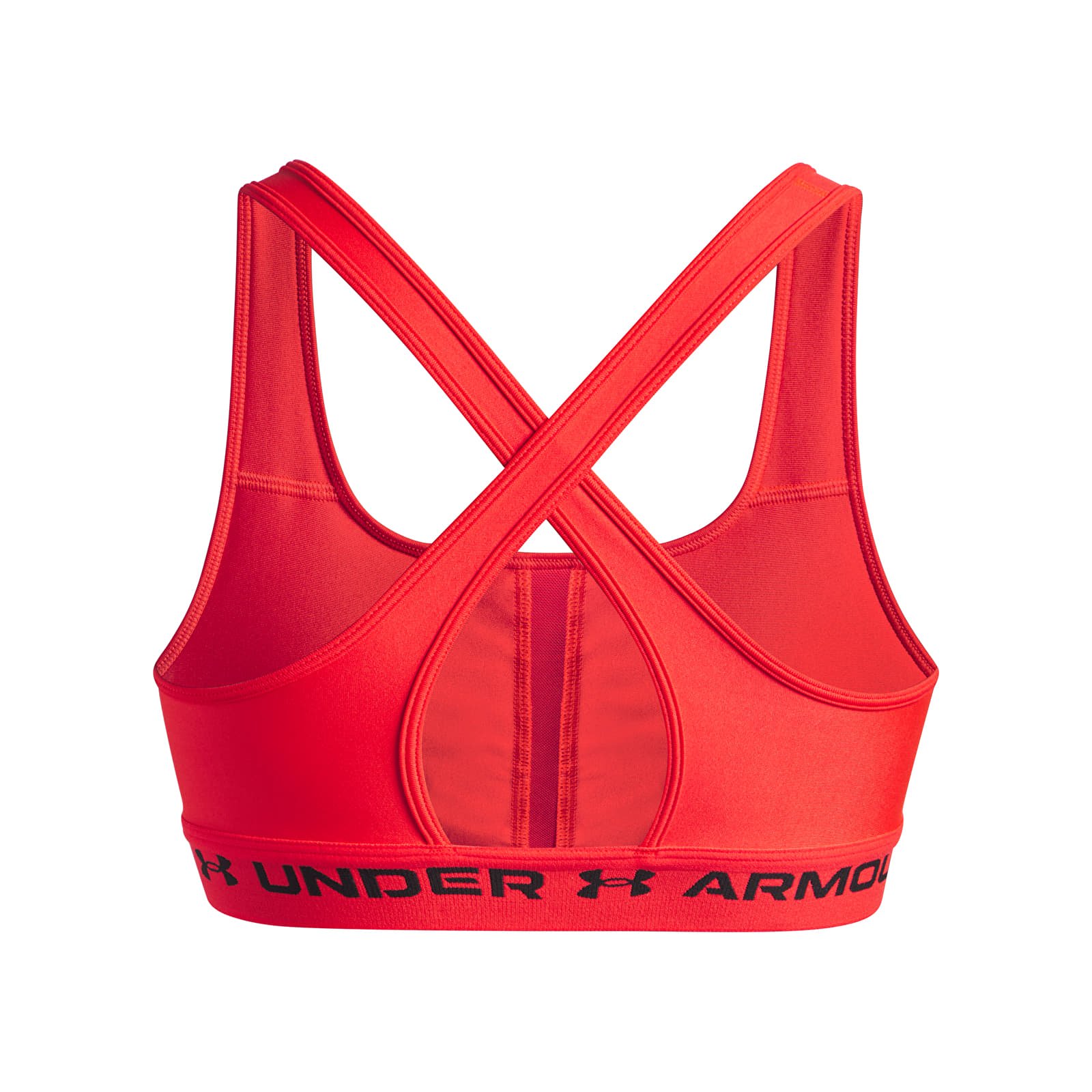 Damen-BHs Under Armour Crossback Mid Bra Red