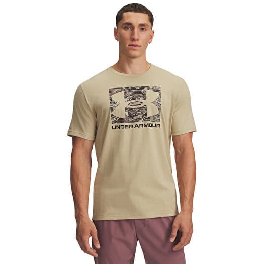 Tričko Under Armour Abc Camo Boxed Logo SS T-Shirt Brown