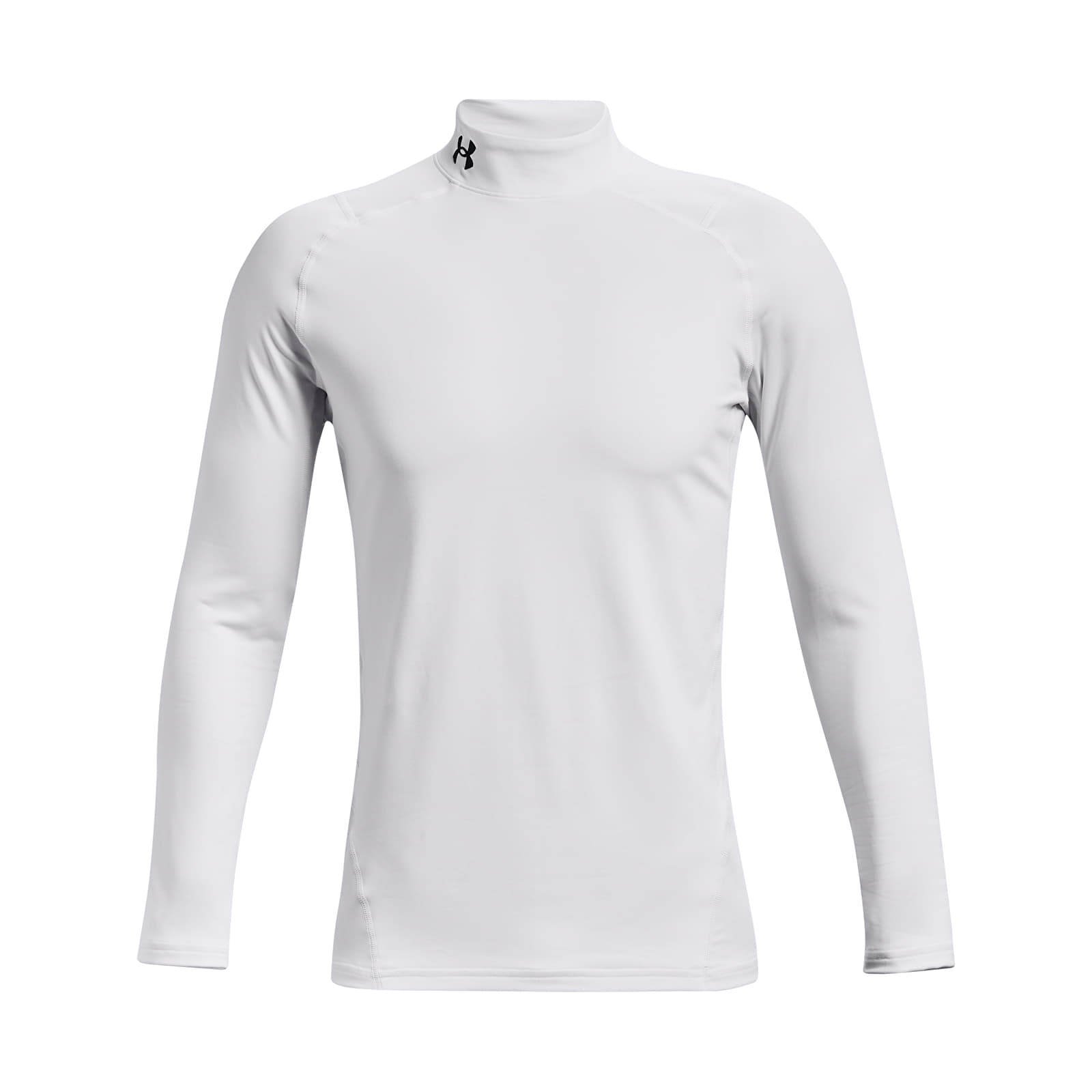Pánské mikiny Under Armour Cg Armour Fitted Mock White