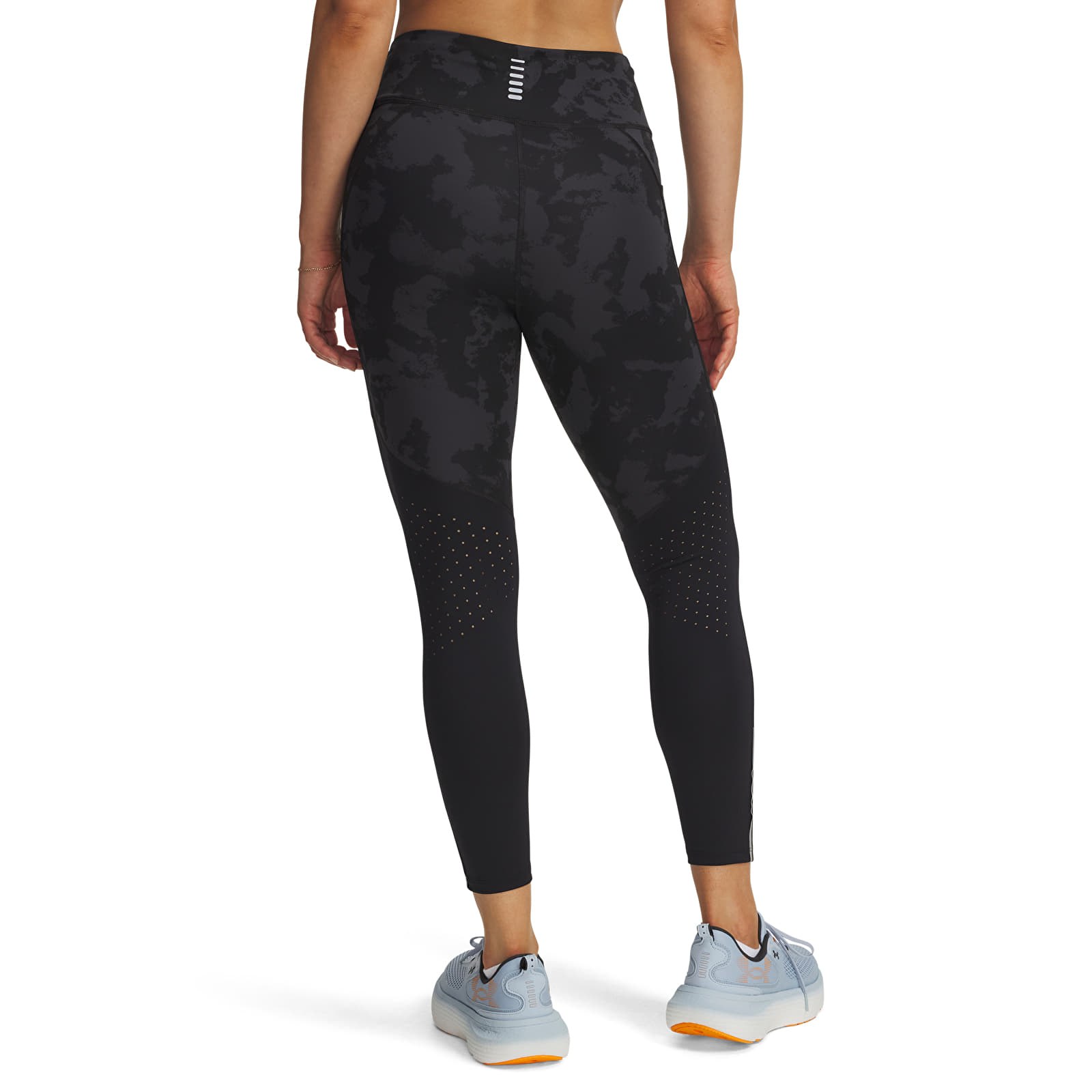 Leggings für Damen Under Armour Launch Ankle Print Tights Black