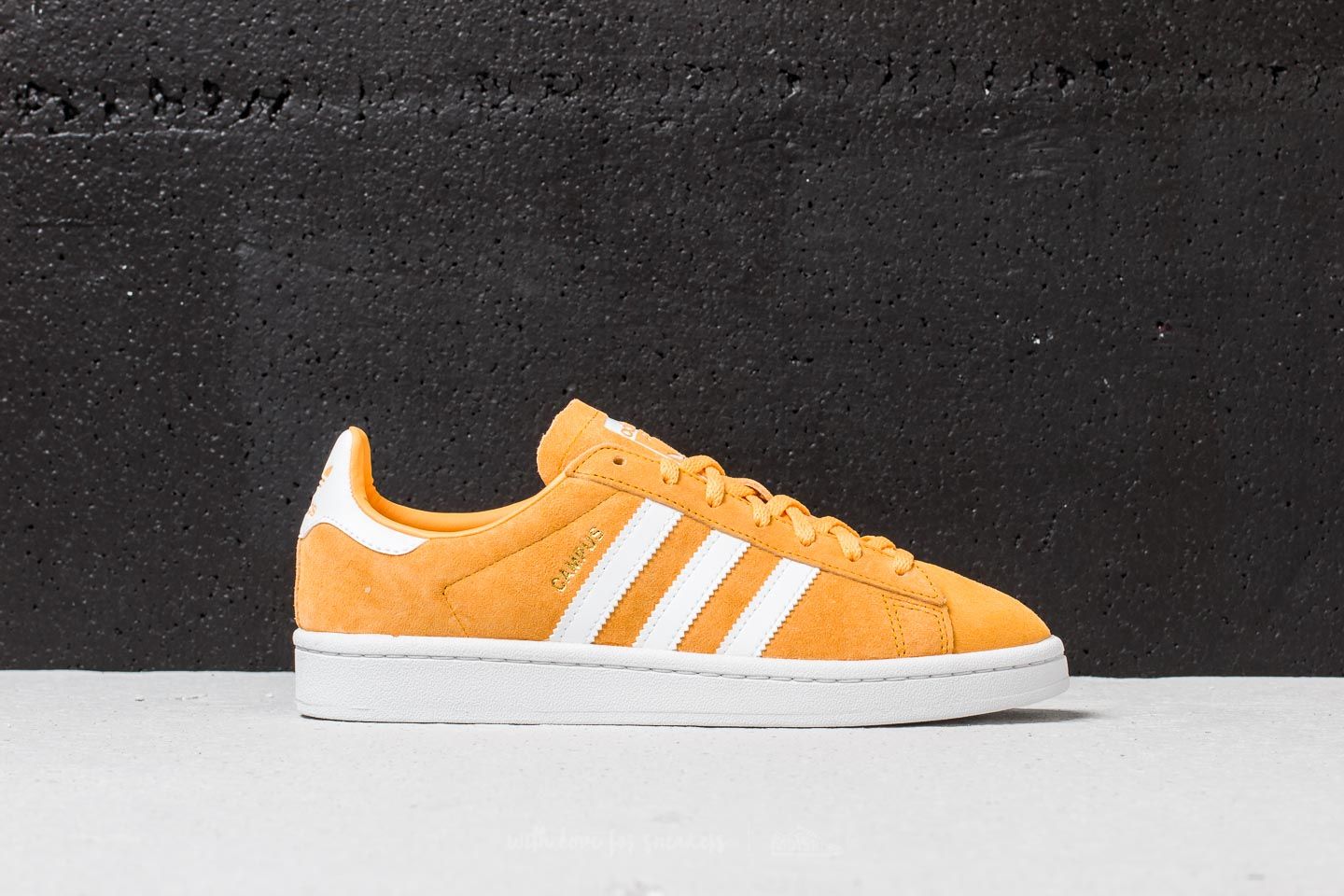 Women's shoes adidas Campus W Chalk Orange/ Ftw White/ Crystal White  (AQ1071) | Footshop