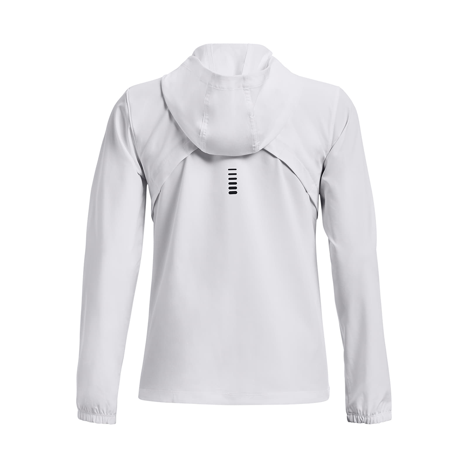Jakker for kvinner Under Armour Outrun The Storm Jacket White