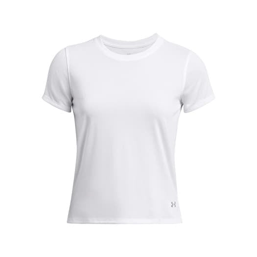T-skjorte Under Armour Launch Shortsleeve White