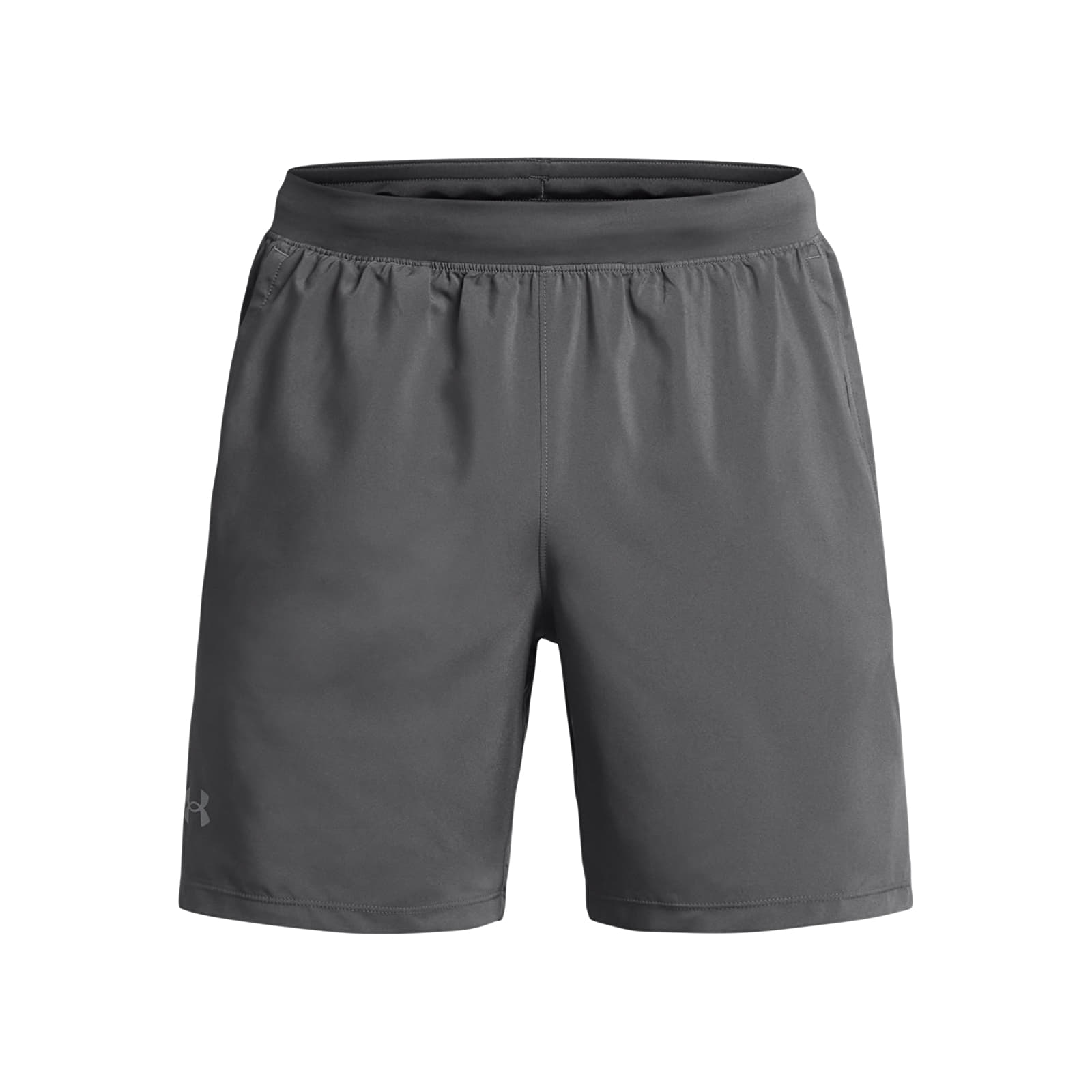Miesten shortsit Under Armour Launch 7'' Shorts Gray