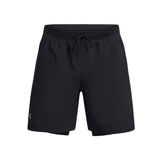 Korte broek Under Armour Launch 7'' 2In1 Shorts Black