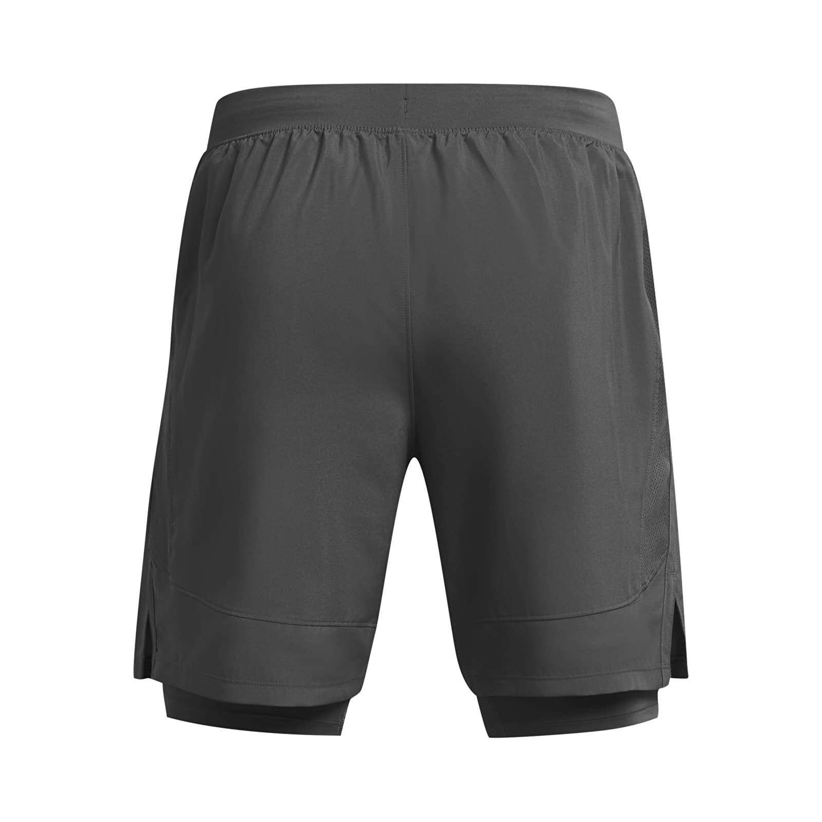 Miesten shortsit Under Armour Launch 7'' 2In1 Shorts Gray