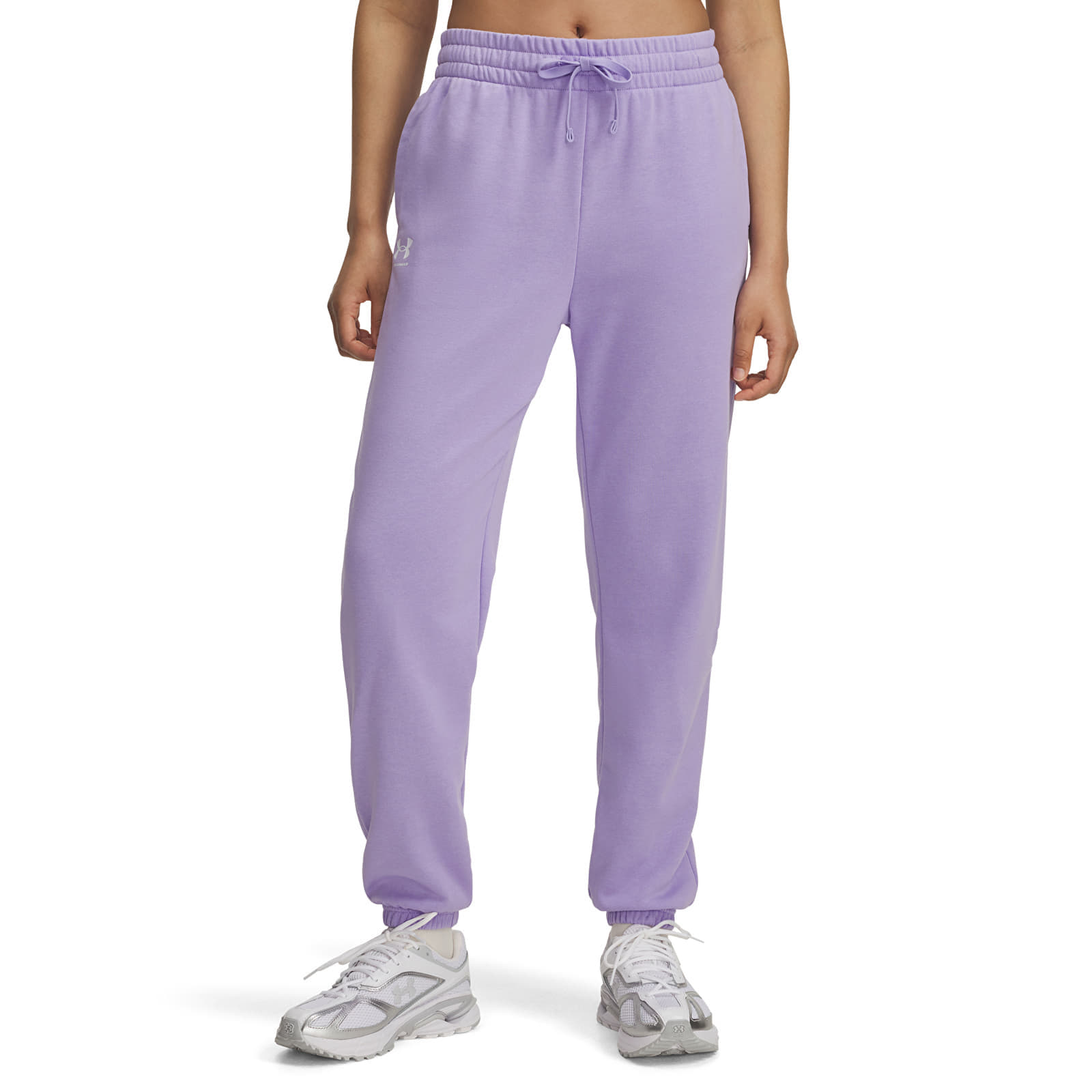Pantaloni Under Armour Rival Terry Joggers Purple XS