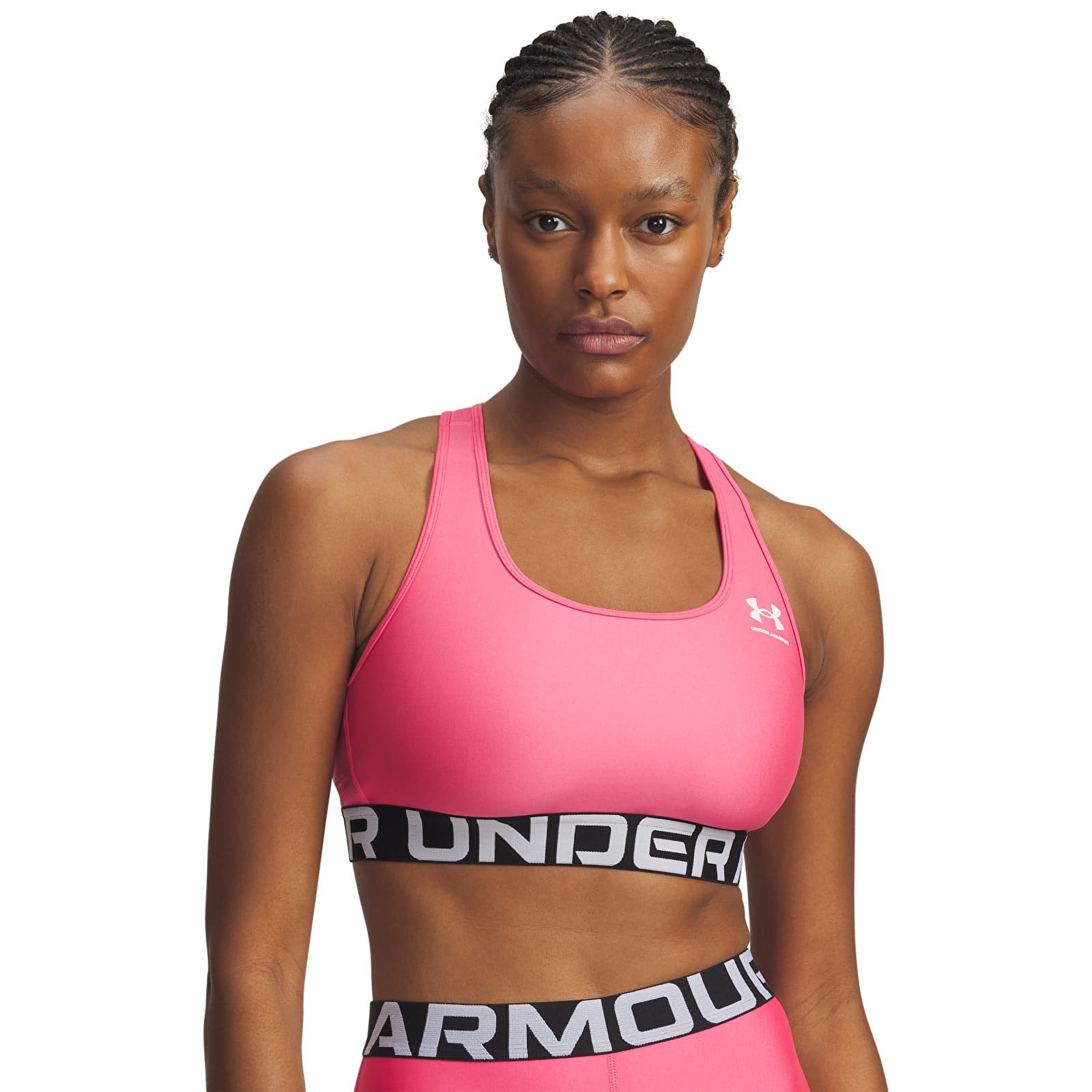 Дамски сутиени Under Armour Hg Mid Branded Pink