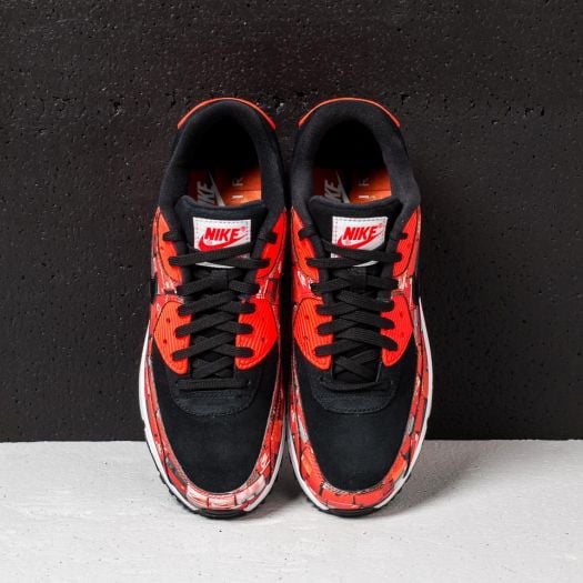 Air max 90 black bright crimson hot sale