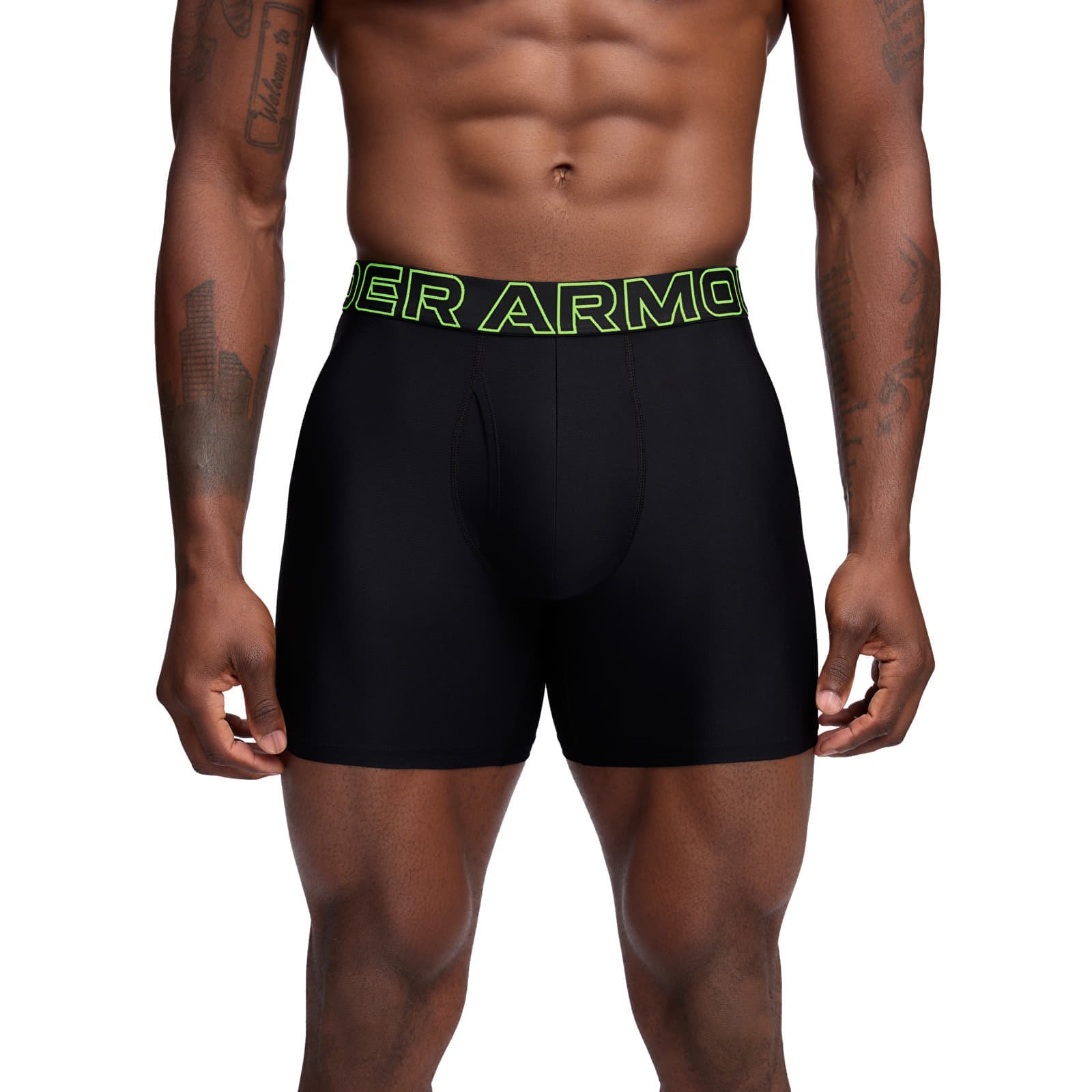 Boxeri Under Armour M Perf Tech Mesh 6In 3-Pack Black XXL