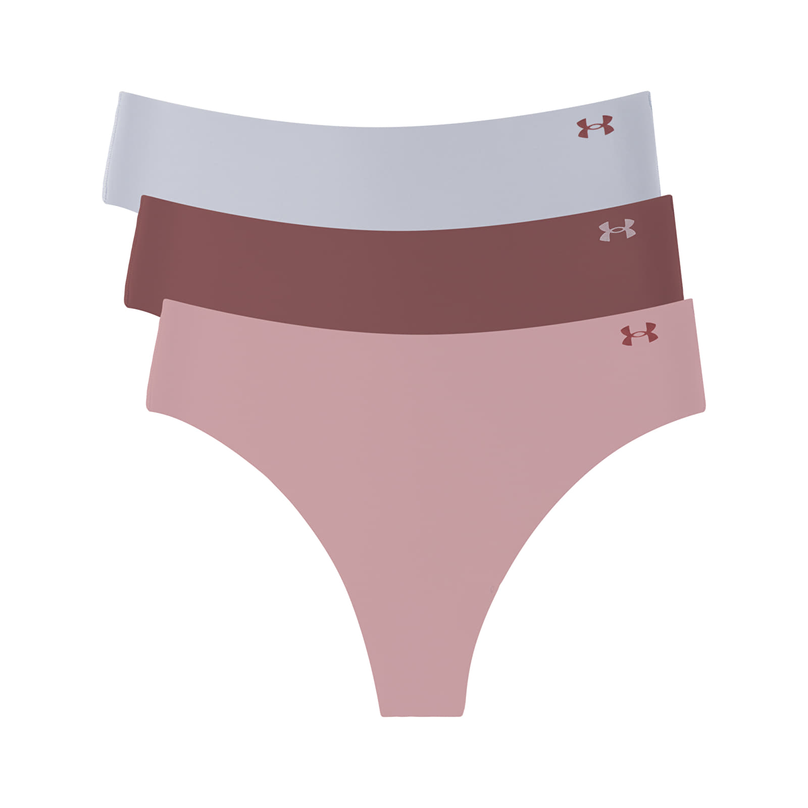 Höschen für Frauen Under Armour Pure Stretch Ns Thong 3-Pack Multicolor