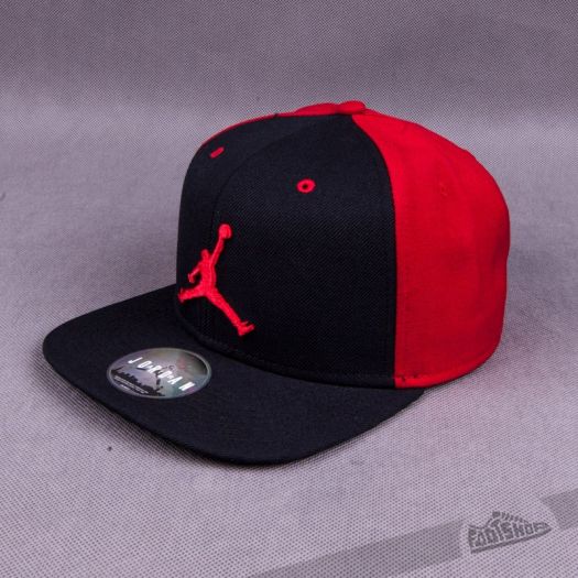 accessoires casquette jordan casquette snapback jumpman blk/red.