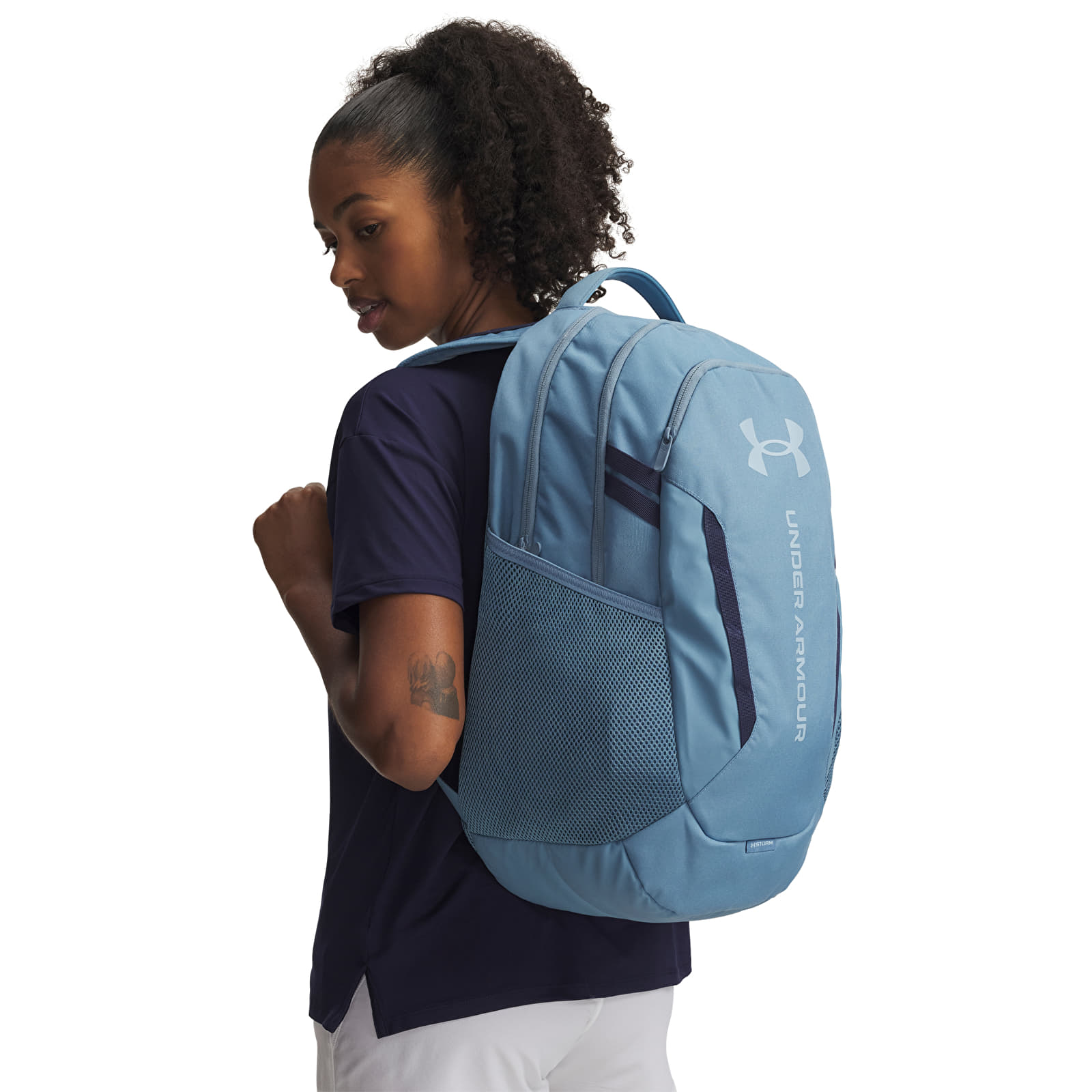 Ryggsekker for menn Under Armour Hustle 6.0 Back-Pack Blue