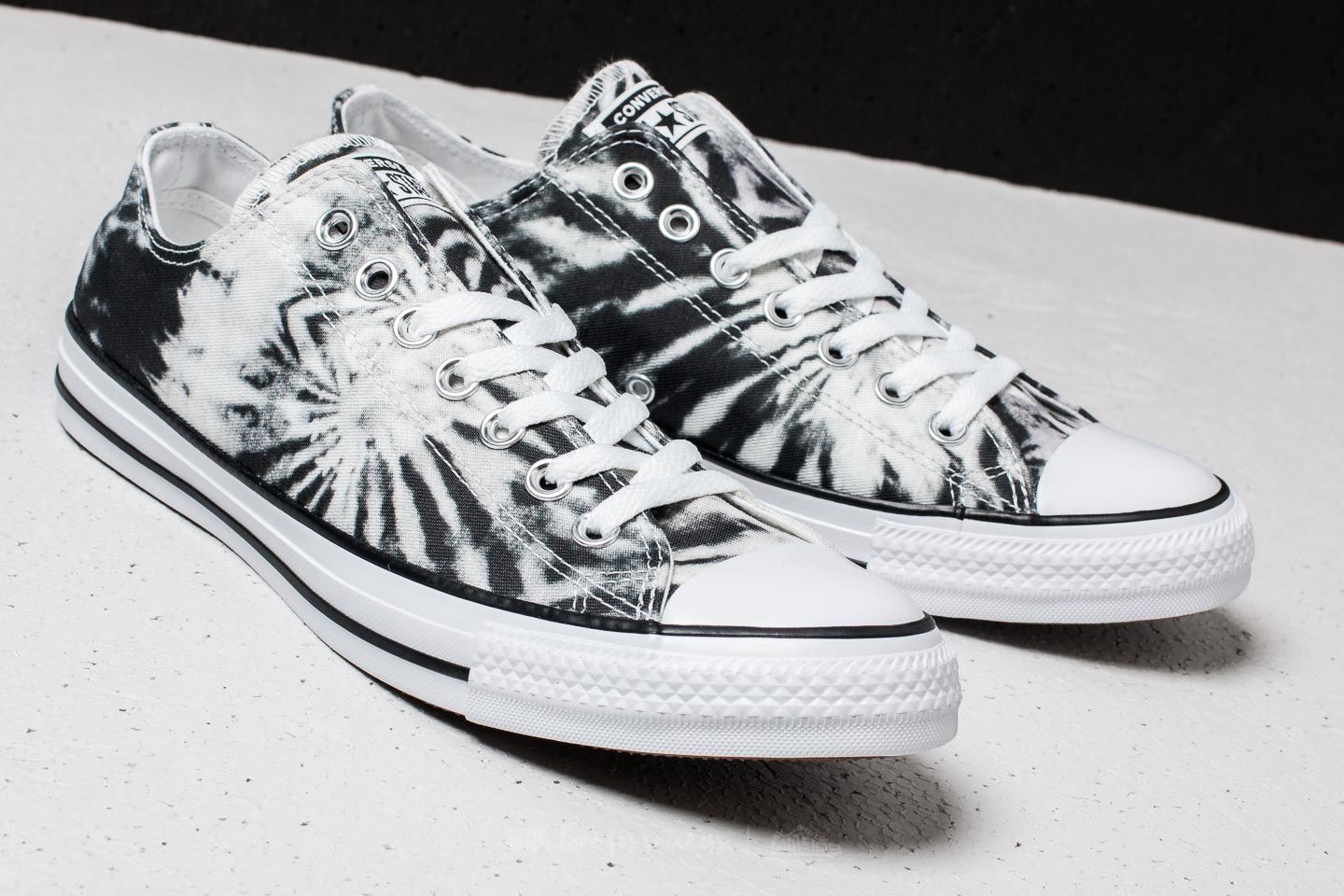 Black and white tie dye converse cheap