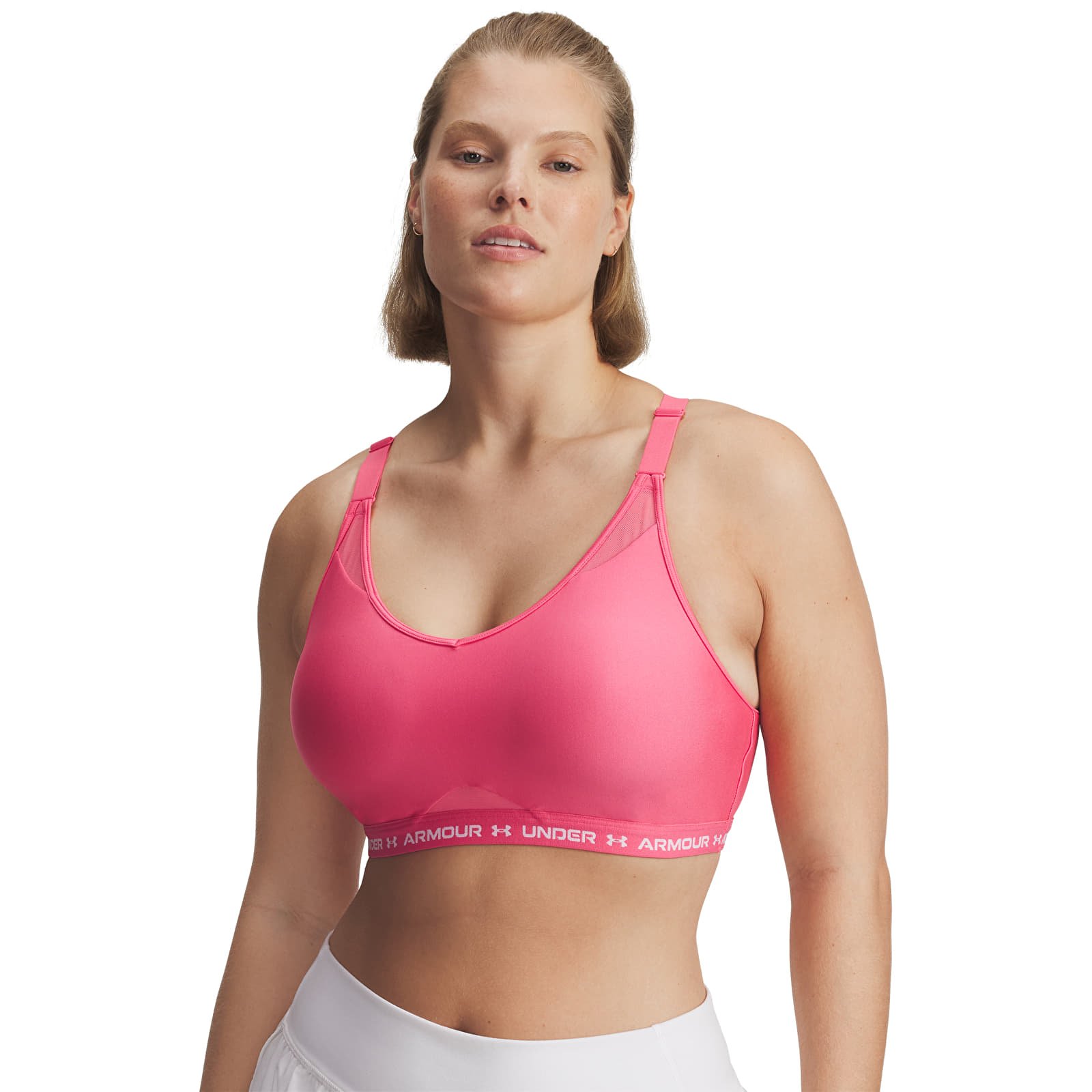 Дамски сутиени Under Armour Crossback Low Bra Pink