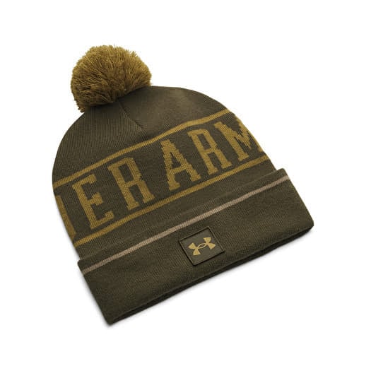 Pipo Under Armour M Halftime Pom Beanie Green
