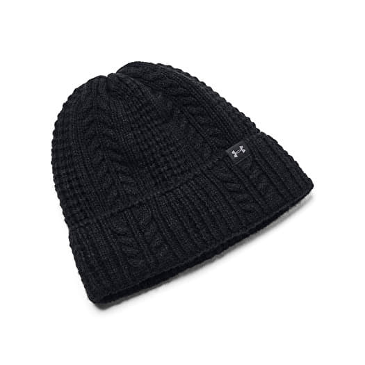 Pipo Under Armour W Halftime Cable Knit Beanie Black
