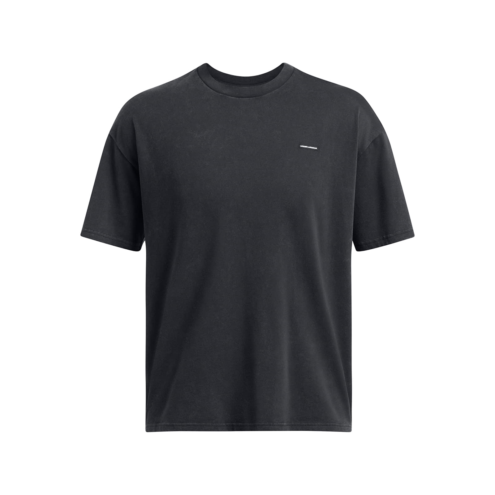 Männer T-Shirts Under Armour M Hw Os Logo Wash SS T-Shirt Black