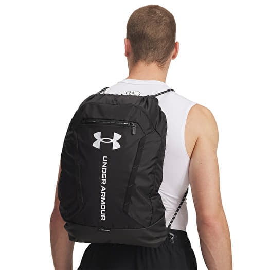 Reppu Under Armour Hustle Sack-Pack Black