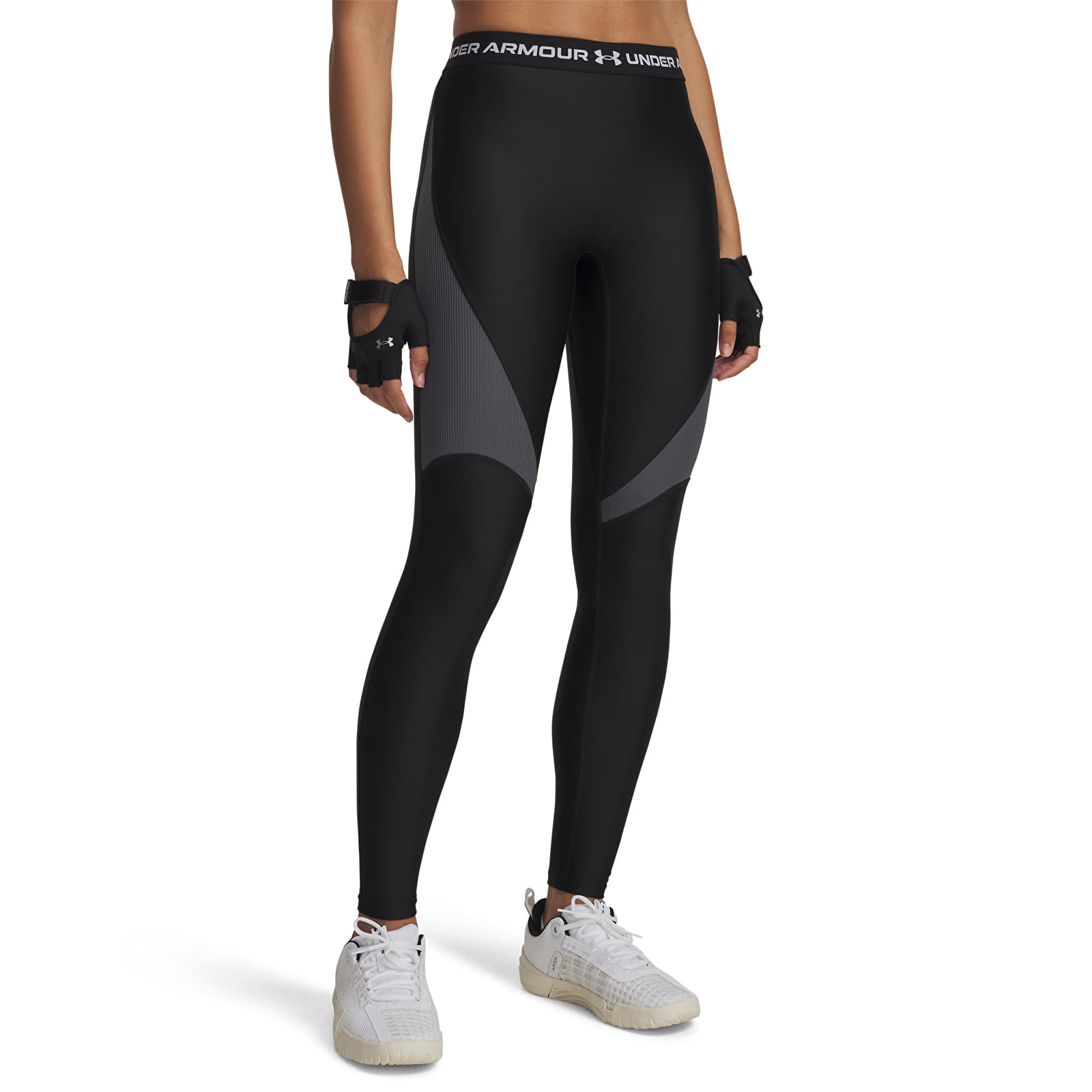 Moteriškos tamprės Under Armour Hg Rib Legging Black