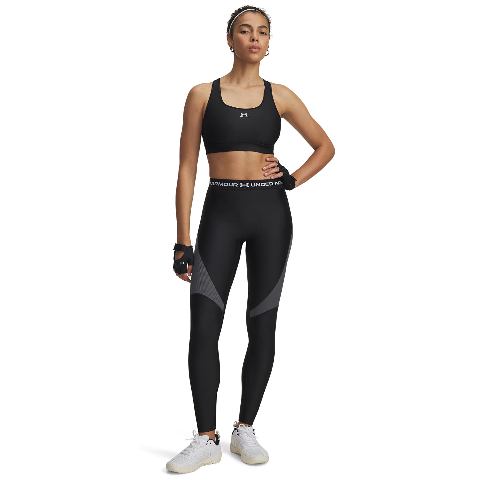 Moteriškos tamprės Under Armour Hg Rib Legging Black