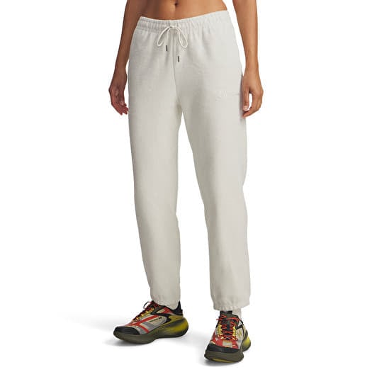 Under Armour Icon Terry Varsity Jogger White