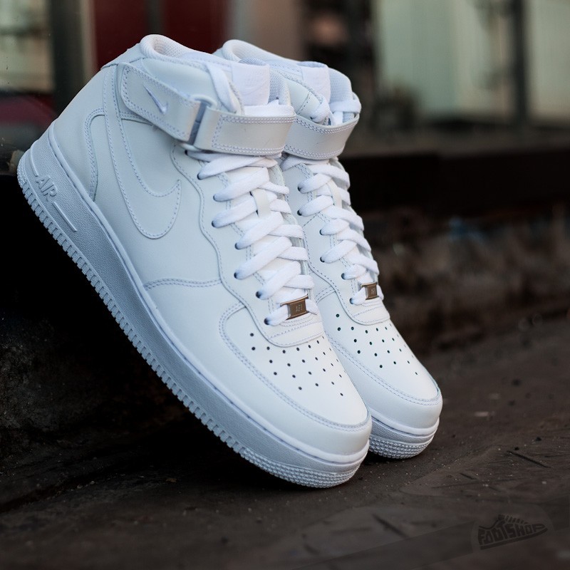 Nike Air Force 1 Mid '07 White/ White | Footshop