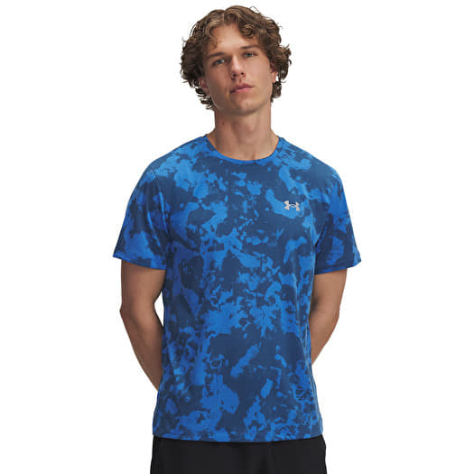 Tričko Under Armour Launch Printed SS T-Shirt Blue