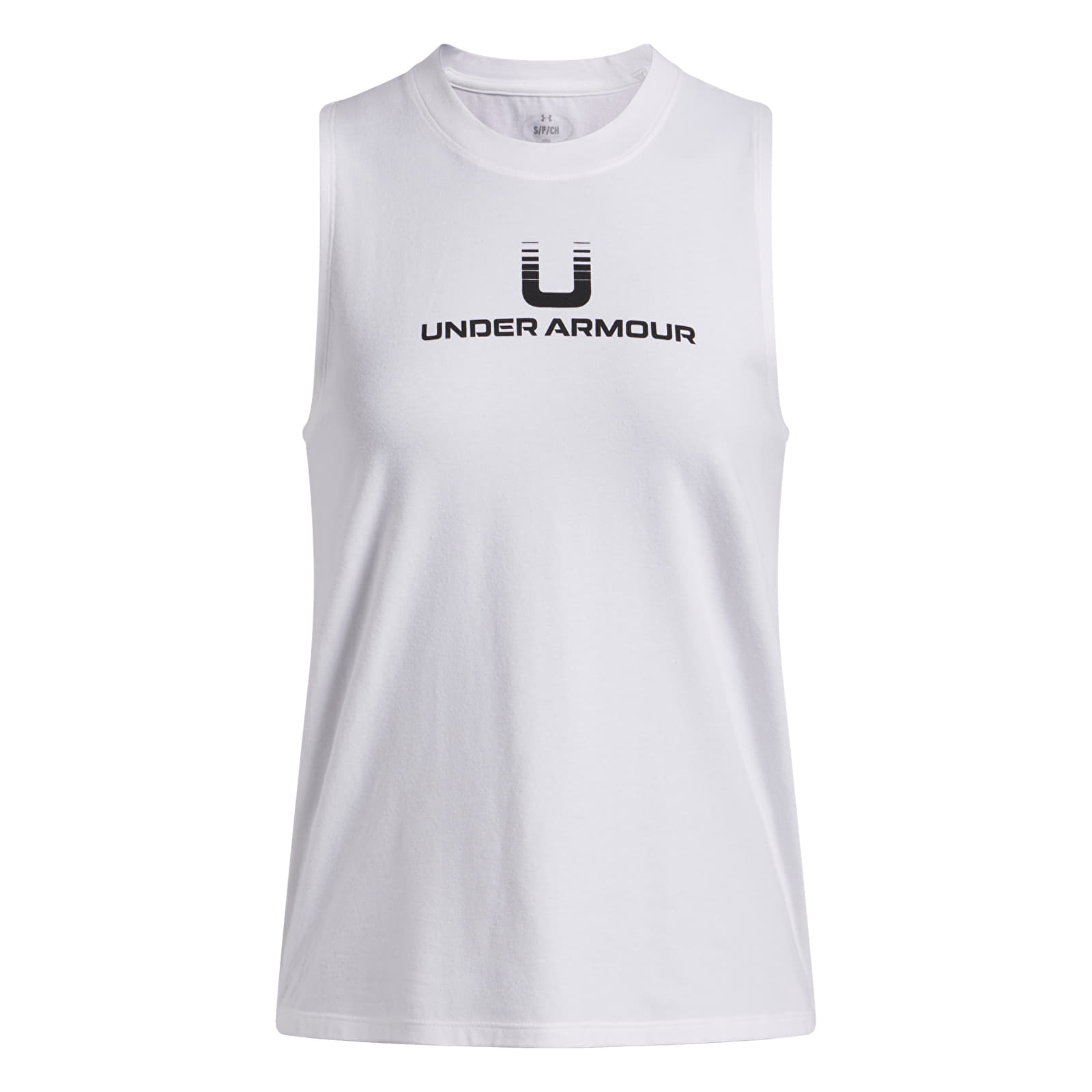 Tank tops for kvinner Under Armour Varsity U Tank White