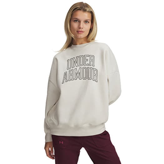 Sweatshirt Under Armour Rival Flc Os Varsity Crew White
