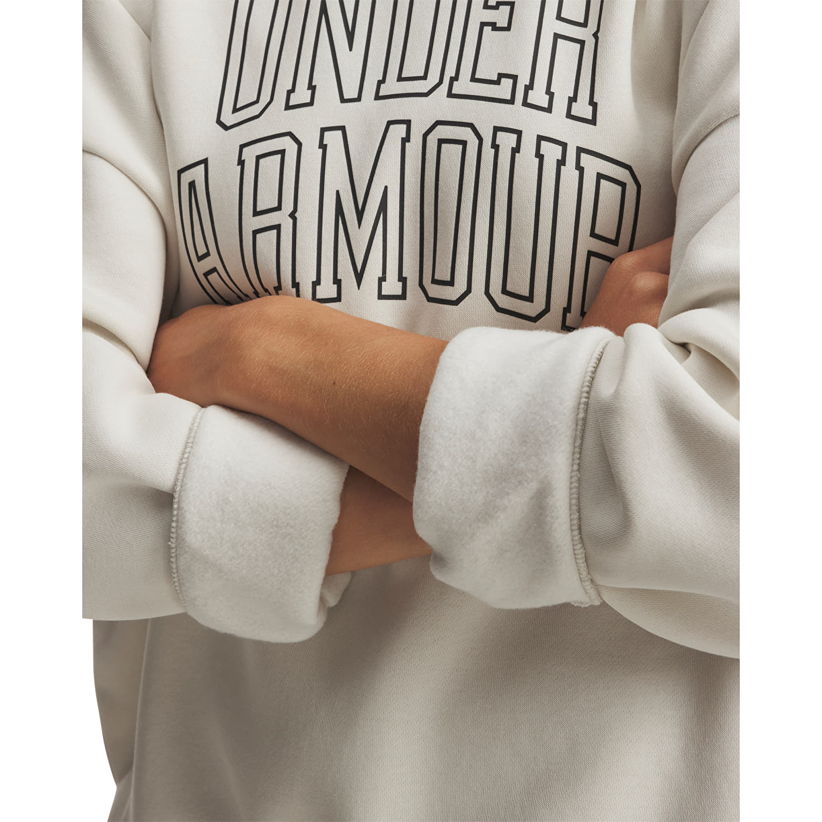 Hettegensere for kvinner Under Armour Rival Flc Os Varsity Crew White