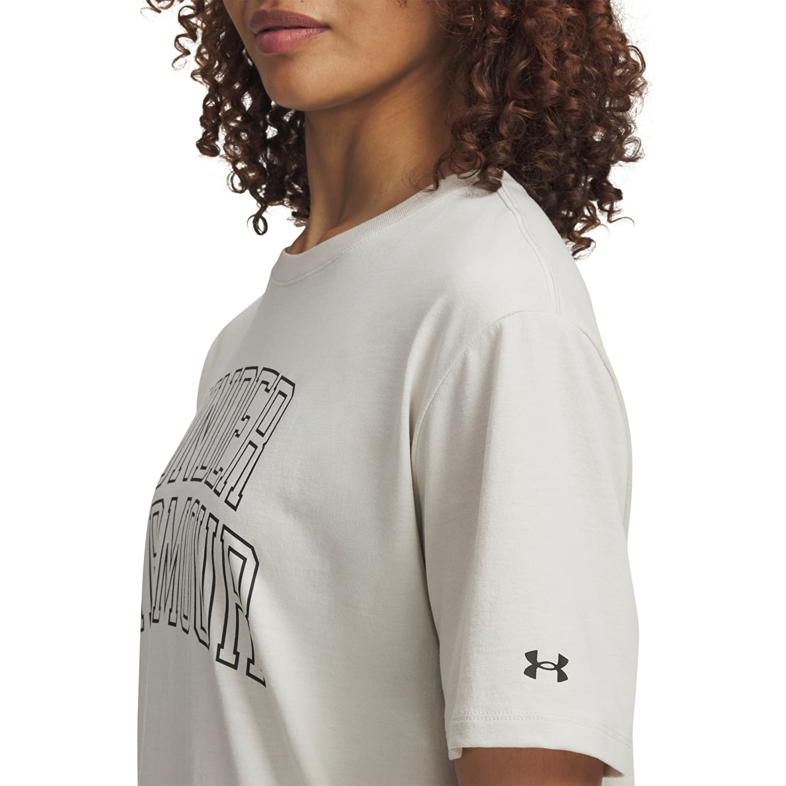 T-skjorter for kvinner Under Armour Rival Os Campus Tee White