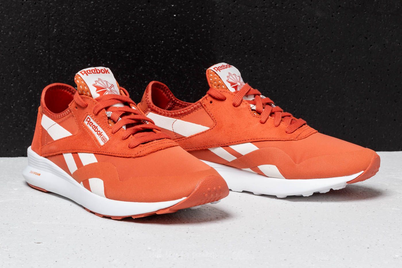 Reebok classic nylon orange sales