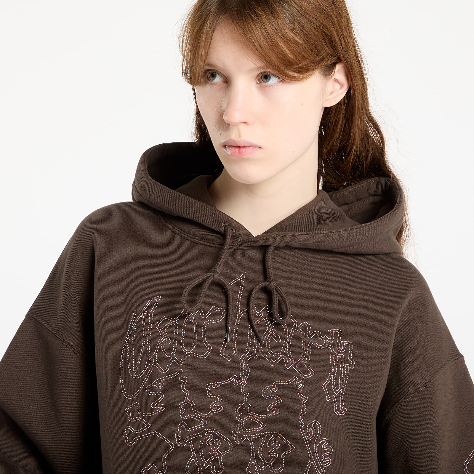 Sweatjacken und Sweatshirts Carhartt WIP Hooded Hackwork Sweat Vitola/ Glassy Pink