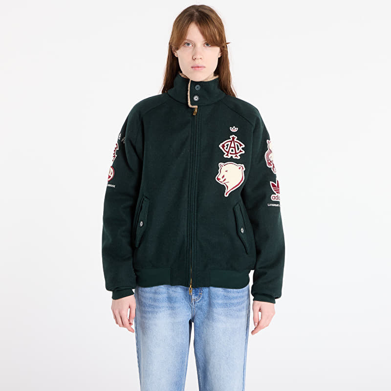 adidas Clot Varsity Jacket Green Night