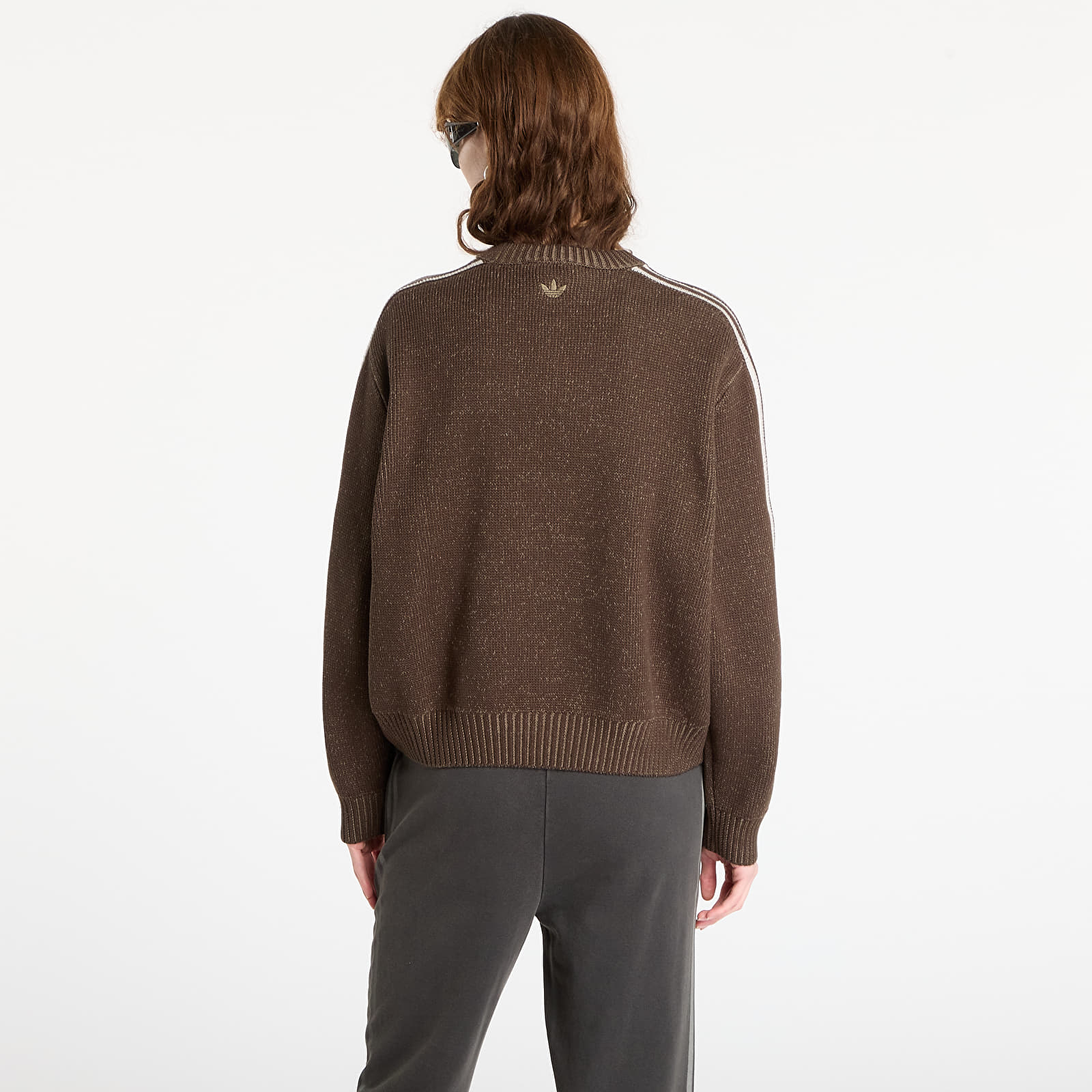 Pullover für Frauen adidas x AVAVAV Sweater Umber/ Blabro