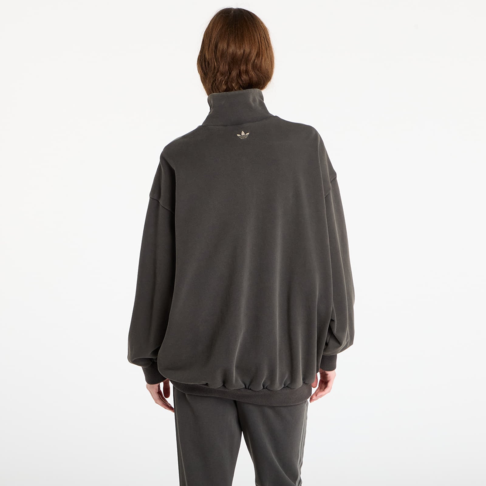 Hættetrøjer til kvinder adidas x AVAVAV Terry Terry Track Top Carbon