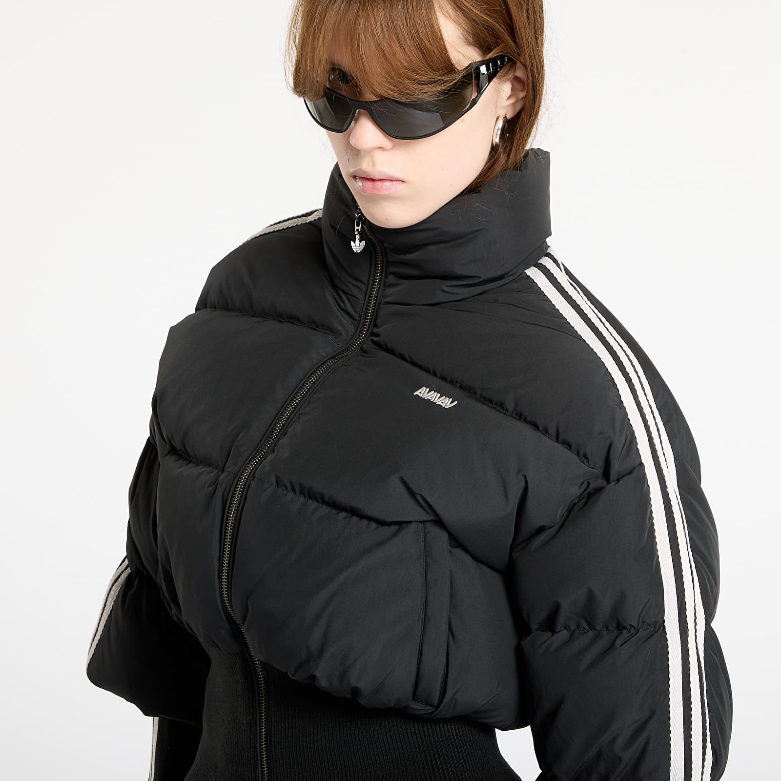 Jacken für Frauen adidas x AVAVAV Baby Puffer Black