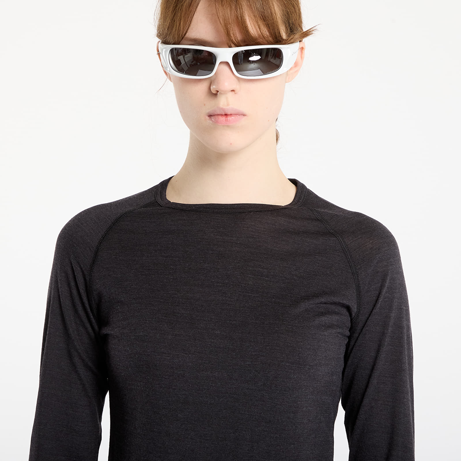 Women's tank tops SOAR Ls Merino Silk Base Dark Grey